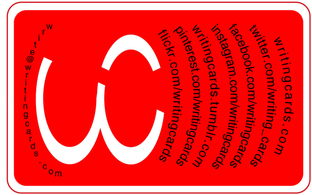 Writing Card Example